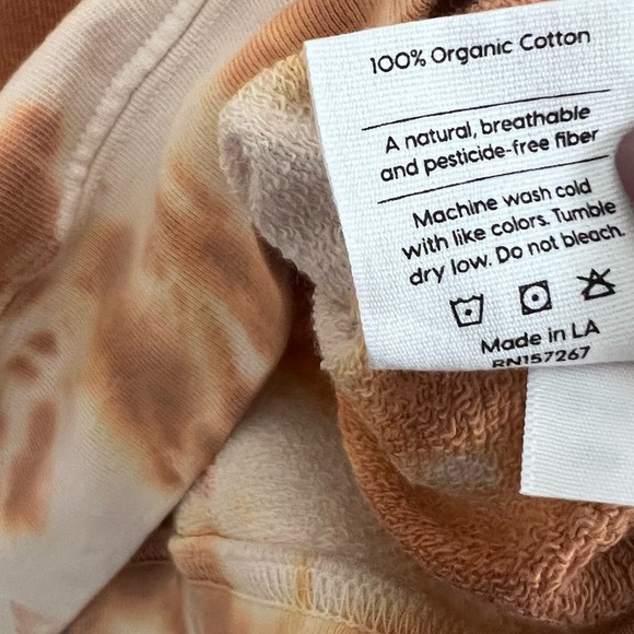 Mate the Label | Organic Terry Tie Dye Raglan Pullover Sweatshirt - Picture 5 of 6